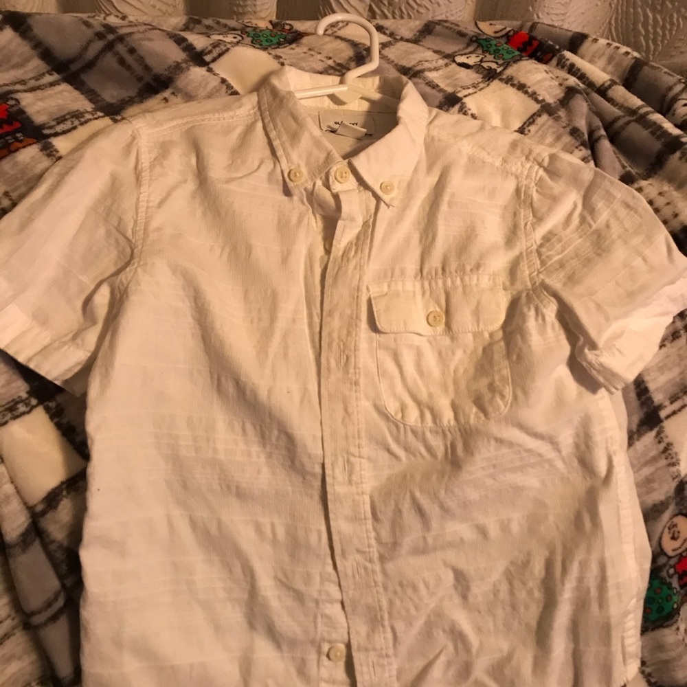 Boys small short sleeve dressy casual shirt
